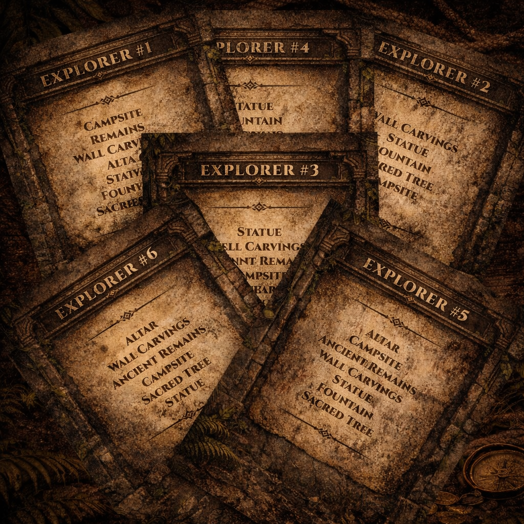 Expedition Death - Explorer Cards
